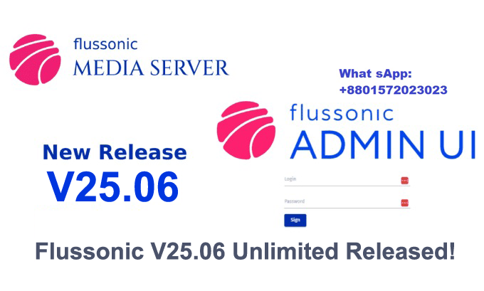 Flussonic v25.07 Nulled offline version Unlimited Download